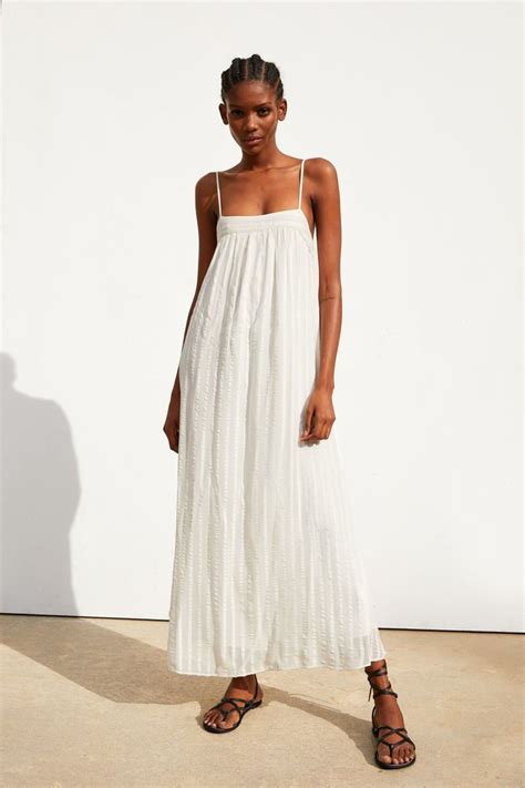 Zara Flowy Striped Dress Striped Dress Fashion Dresses