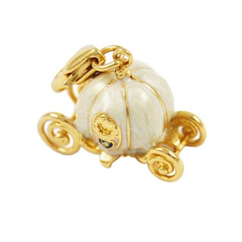 Disney Couture Cinderella White Pumpkin Charm