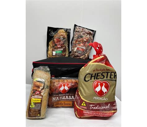 Kit Perdigão Chester Lombo Pernil Bolsa Térmica Cada