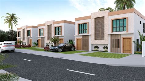 Proyecto De Villas Townhouse En Construccion De Habitaciones En Costa