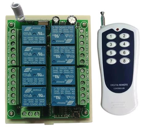 Dc V V Ch Channels Ch Rf Wireless Remote Control Switch System