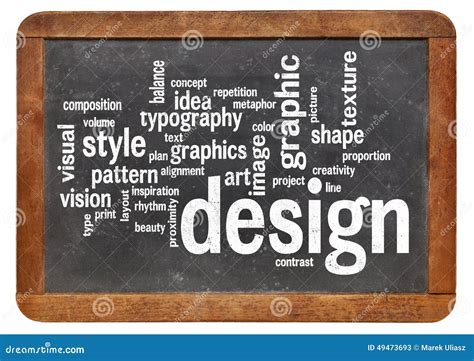 Graphic Design Word Cloud Stock Image Image Of White 49473693