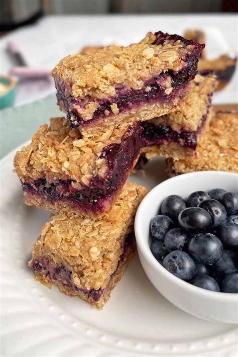 Blueberry Oatmeal Squares Recipe Foodal