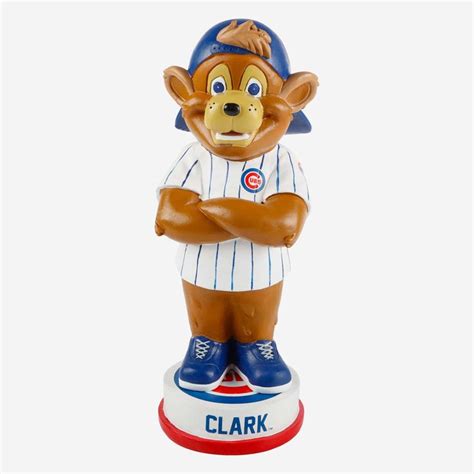 Clark Chicago Cubs Mascot Figurine | Cubs mascot, Chicago cubs, Logo shapes