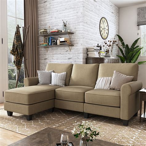 Nolany Convertible Sectional Sofa L Shaped Couch Nepal Ubuy