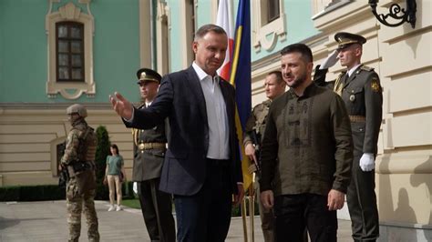 Andrzej Duda przyjechał do Kijowa Spotkał się z Wołodymyrem Zełenskim