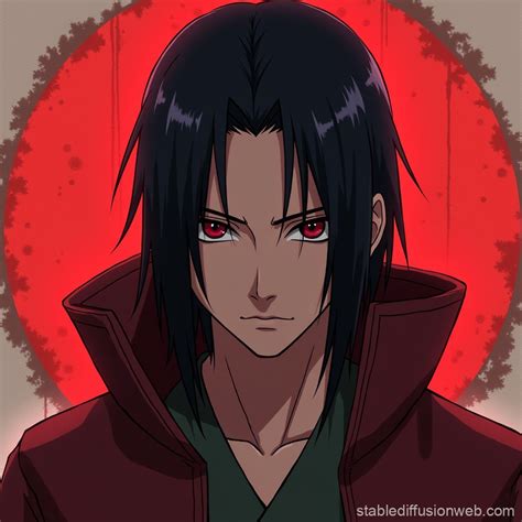 Itachi Uchiha Portrait Stable Diffusion Online