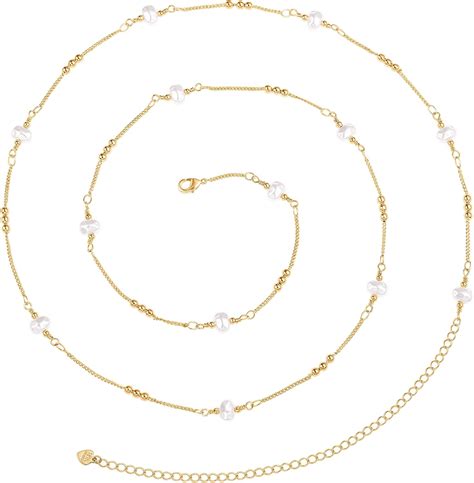 QIUYIDP Adjustable K Gold Waist Chain Beach Bikini Body Chain Handmade Belly Chain Walmart