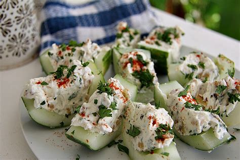 Stuffed Cucumber Bites Divalicious Recipes