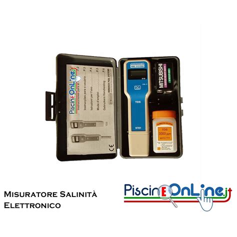 MISURATORE ELETTRONICO SALINITA TESTER CONTROLLO SALINITA PER