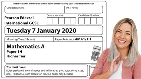 January 2020 Paper 1h Edexcel Igcse Mathematics 4ma1 Complete