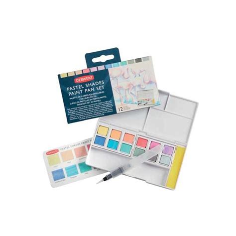 Palette De Aquarelles Derwent Couleurs Pastels La Fourmi Creative