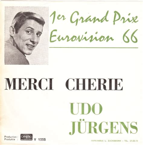 Udo Jürgens Merci Chérie 1966 Vinyl Discogs