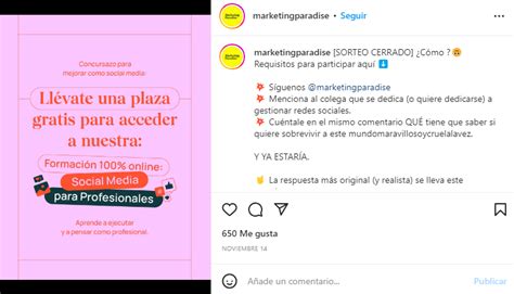 C Mo Hacer Un Sorteo En Instagram Que Funcione