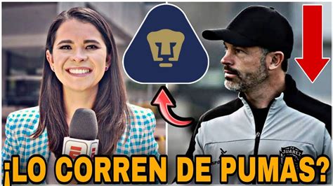 ¿confirmado🔥desde Espn Aseguran Salida De Rafa Puente Jr De Pumas Refuerzos Pumas 2023 Youtube