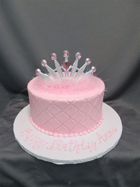 Princess Tiara Pink Birthday Cake Sugarshackscia Tiara Cake Pink