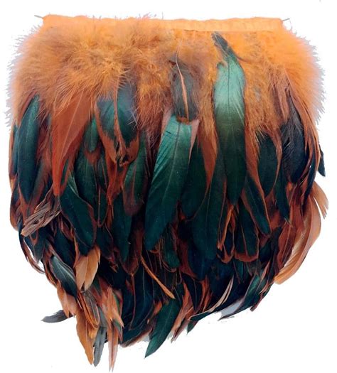 Amazon Sowder Rooster Hackle Feather Fringe Trim Inch In