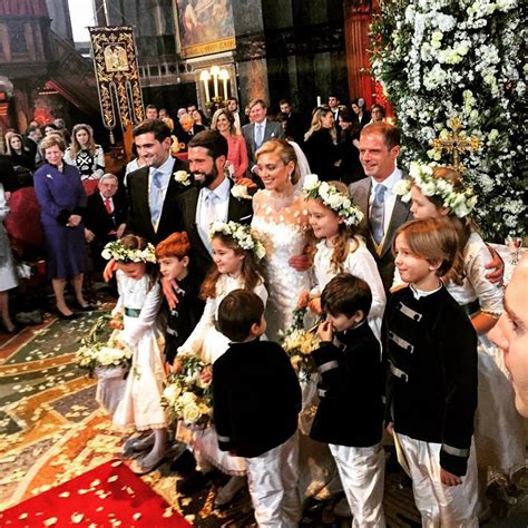 Famílias Reais no casamento de Filippos Lemos e Marianna Goulandris em