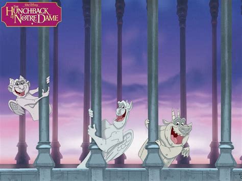 Download Hunchback Of Notre Dame Gargoyles Wallpaper | Wallpapers.com