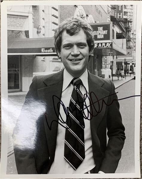 David Letterman Signed Photo Gfa Authenticated Estatesales Org