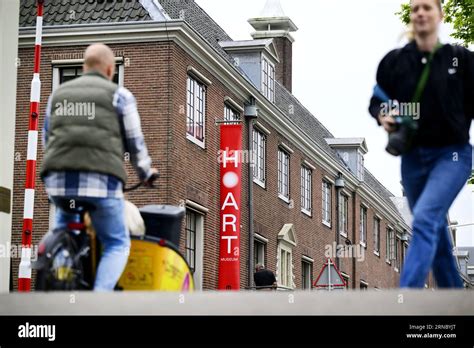 AMSTERDAM Banners With The New Name H ART Museum Will Be Hung On The