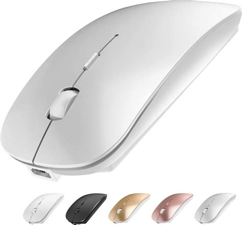 Amazon QIJIAYI Wireless Mouse Slim Rechargeable Wireless Silent