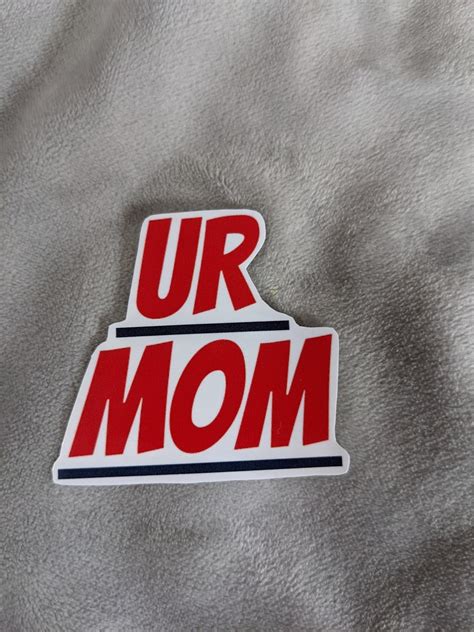 Ur Mom Sticker For Water Bottles And More Etsy