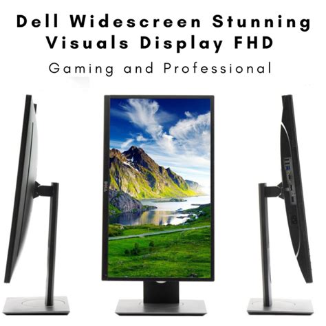 Dell Professional P2217h 22 Inch Led Monitor Fhd 1080p Screen Led Lit