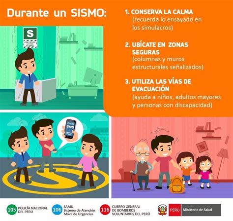 En Caso De Sismo O Temblor Recuerda Mantener La Calma Y Las Medidas