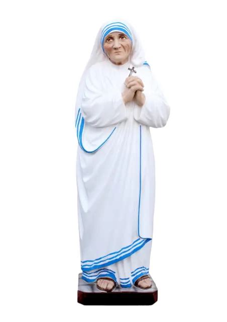 STATUE S MÈRE Teresa de Calcutta CM 40 IN Résine pour Intérieurs Et