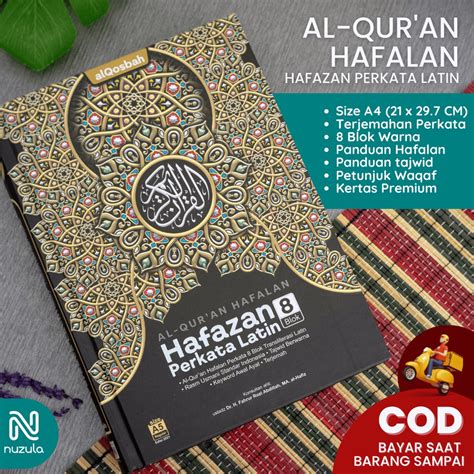 Jual Al Quran Hafazan Blok Warna Perkata Latin A Alquran Besar Per