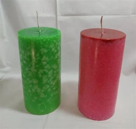 Pink Lighting Decorative Candles Shape Pillar At Rs 250pack In Indore