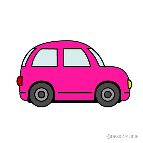 Carro rosa lindo Gratis Dibujos Animados ImágeneIllustoon ES