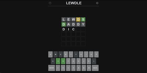 Inappropriate Wordle Clone 'Lewdle' Explained