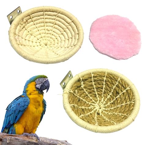 Starbay Rope Breeding Bed For Parrots Bird House Hatching Cage Decor