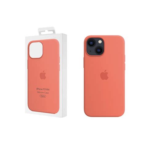 Coque En Silicone Apple IPhone 13 Mini Magsafe Silicone Rose Back