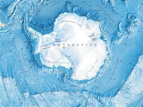 Atlas of the World 8th Ed. physical map of ocean floor around ...