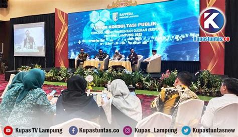 Kupas Tuntas Berikut Sejumlah Arah Kebijakan Pembangunan Di Lampung