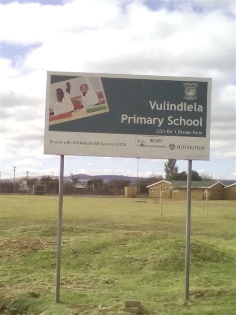 Vulindlela Primary School In The City Orange Farm