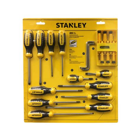 Stanley Stht Screwdriver Set Black Yellow