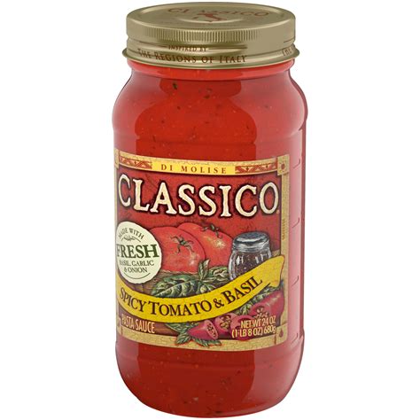 Classico Spicy Tomato And Basil Pasta Sauce 24 Oz Shipt