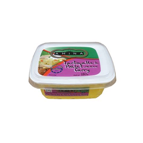 Tartinable De Poulet Sauce Curry AMINA Gamme Ethnique Simon Dutriaux