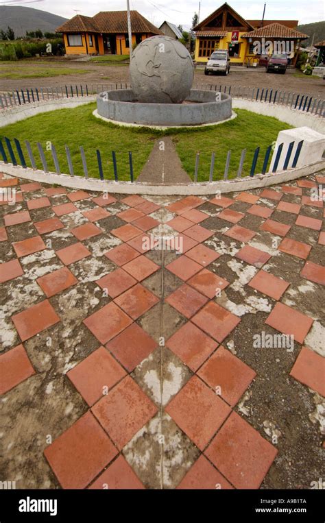 Ecuador near Quito A monument marking the equator Stock Photo - Alamy