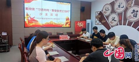 兴化市戴南镇开展“习语共鸣·青春奋进正当时”沙龙活动 江苏各地 中国网•东海资讯