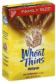 Wheat Thins Crackers Multigrain, Family Size 15.0 oz Nutrition ...