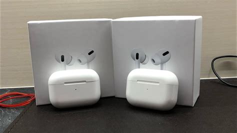 Fake Vs Real Airpods Pro Unboxing Youtube