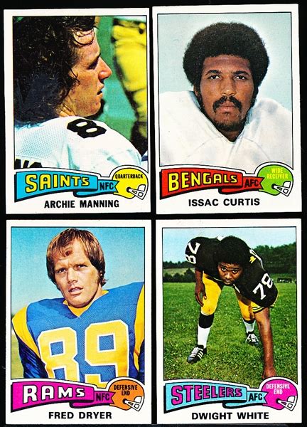 Lot Detail 1975 Topps Football 75 Asst