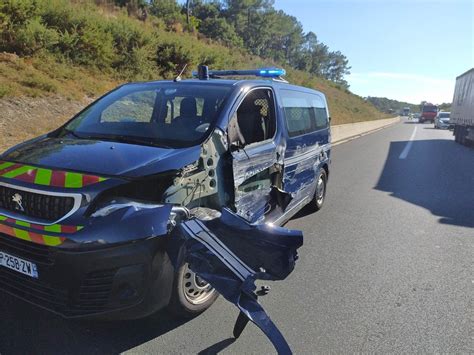 Landes Des gendarmes du peloton motorisé de Castets frôlent la