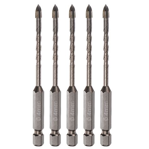 Uxcell Pack Titanium Masonry Drill Bit Mm Concrete Drill Bits