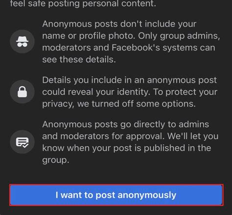 How To Post Anonymously On Facebook